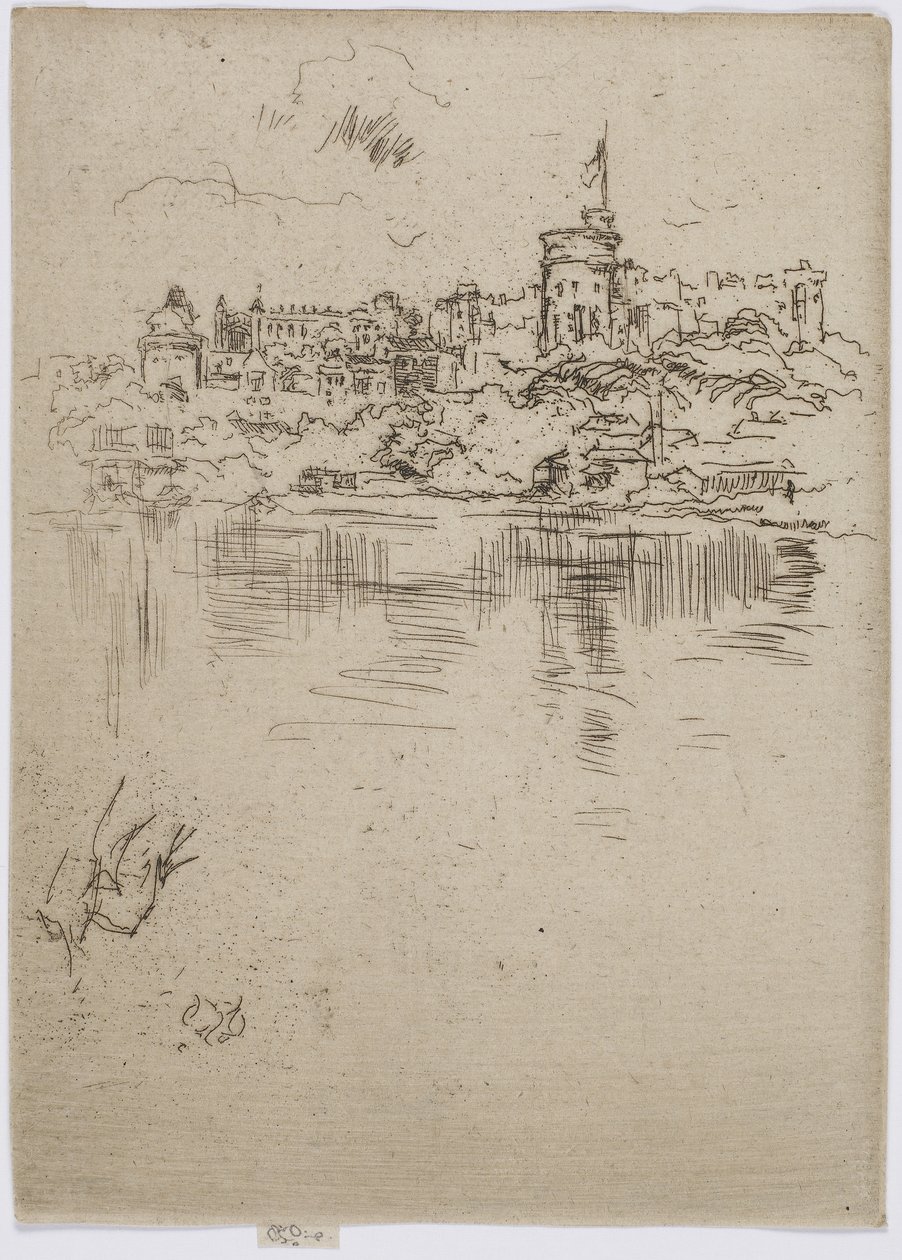 Windsor, nr 2, 1887 (etsning på papper) av James Abbott McNeill Whistler