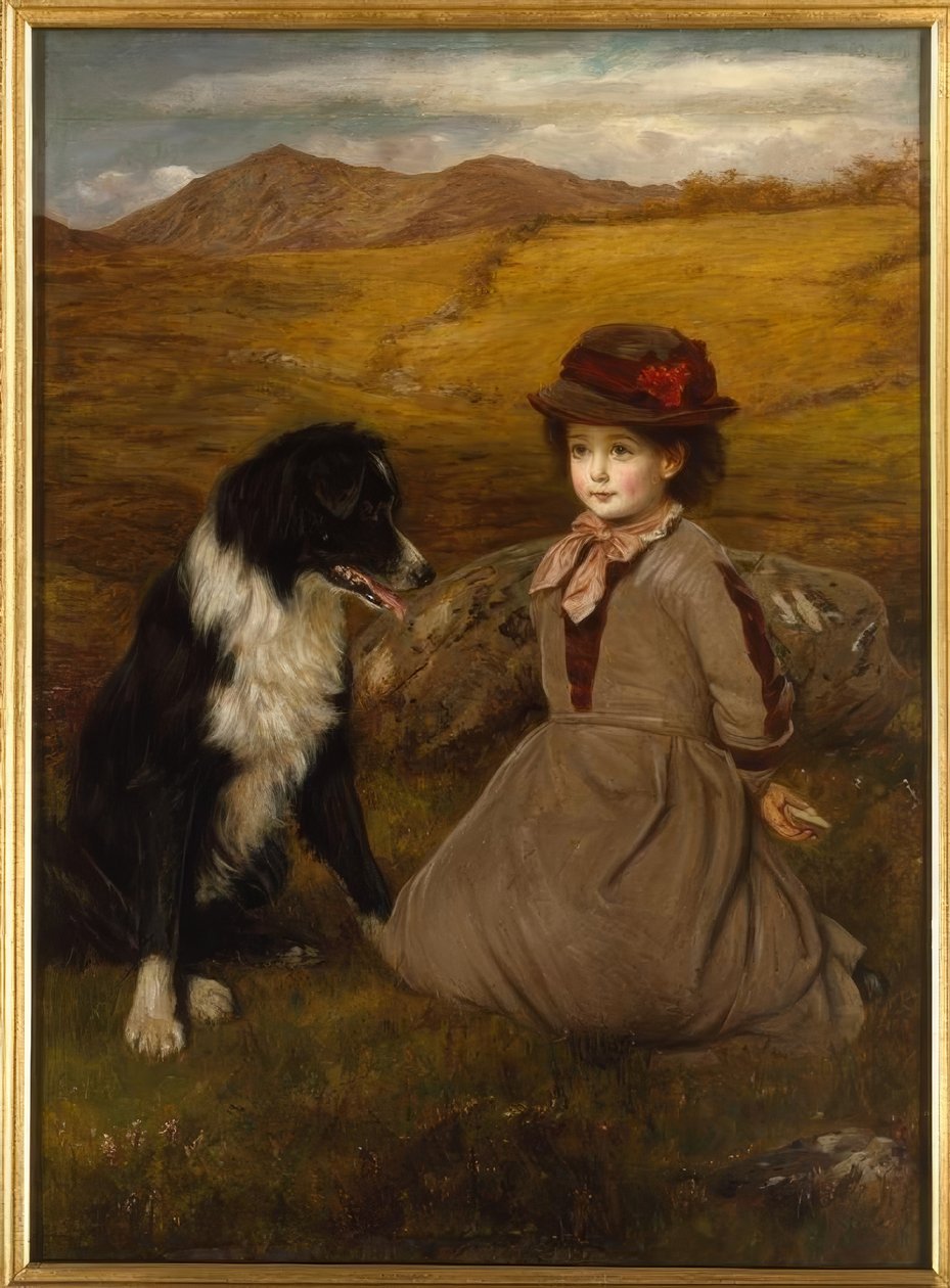 J.Archer, vilken hand tar du? / Gemälde, 1877 av James Archer
