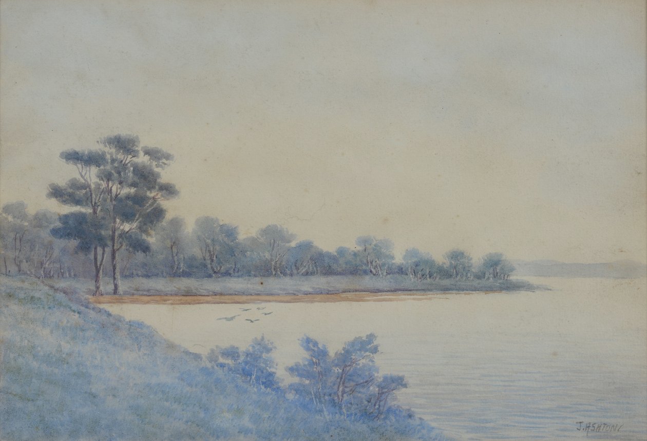Flodlandskap av James Ashton