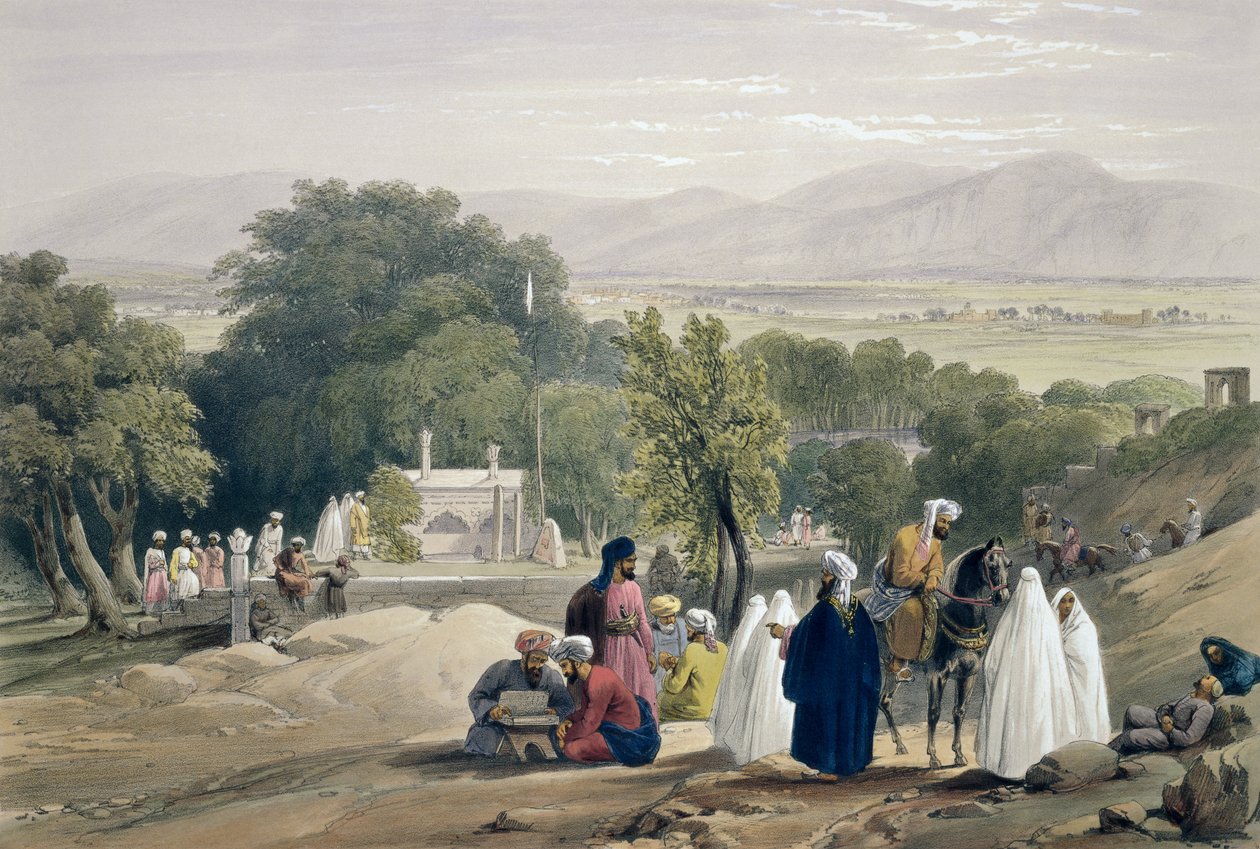 Kejsar Babers grav, från 