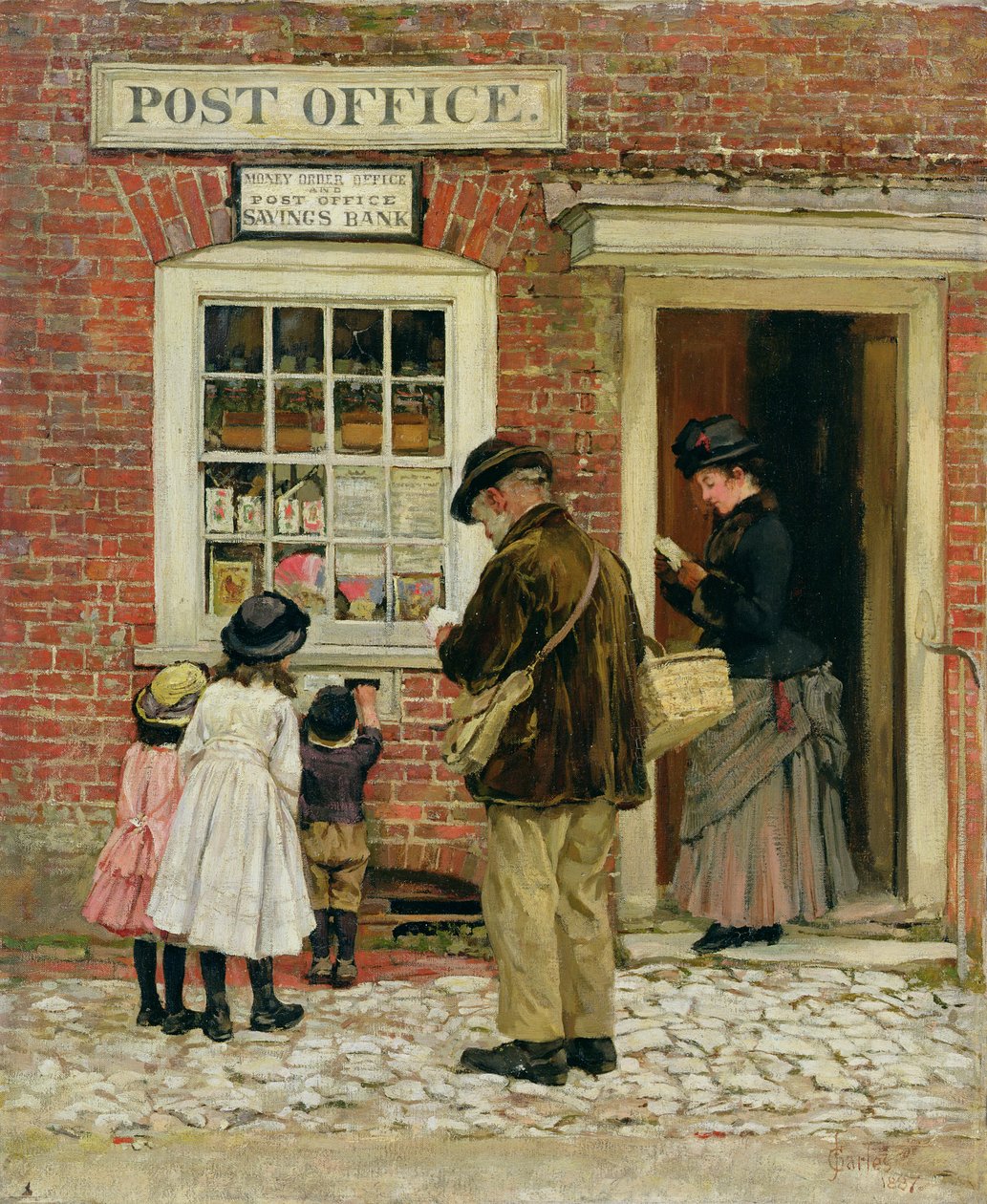 Bybutiken, 1887 av James Charles