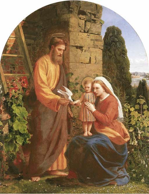 The Holy Family  av James Collinson