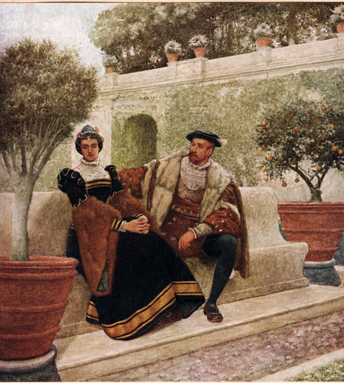 Lorenzo och Jessica, illustration från 