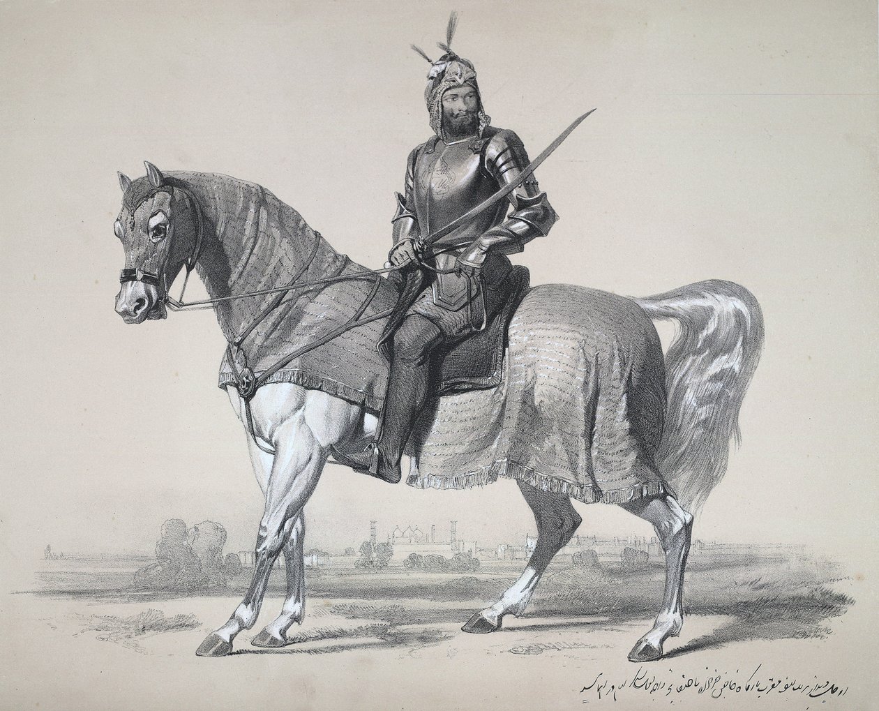 Raja Lal Singh who led Sikh forces against the British during the First Anglo-Sikh War (1845-46) and was defeated at the battle of Sobraon on the 10th February 1846. After the Treaty of Lahore, Sir Henry Lawrence was appointed British Resident and Lal Sing av James Duffield Harding