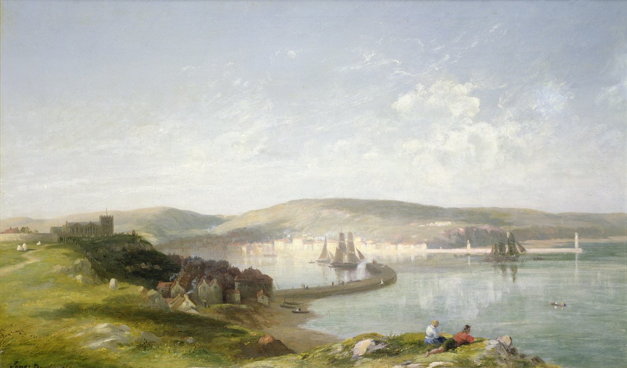 The Estuary, 1869 av Francis Danby