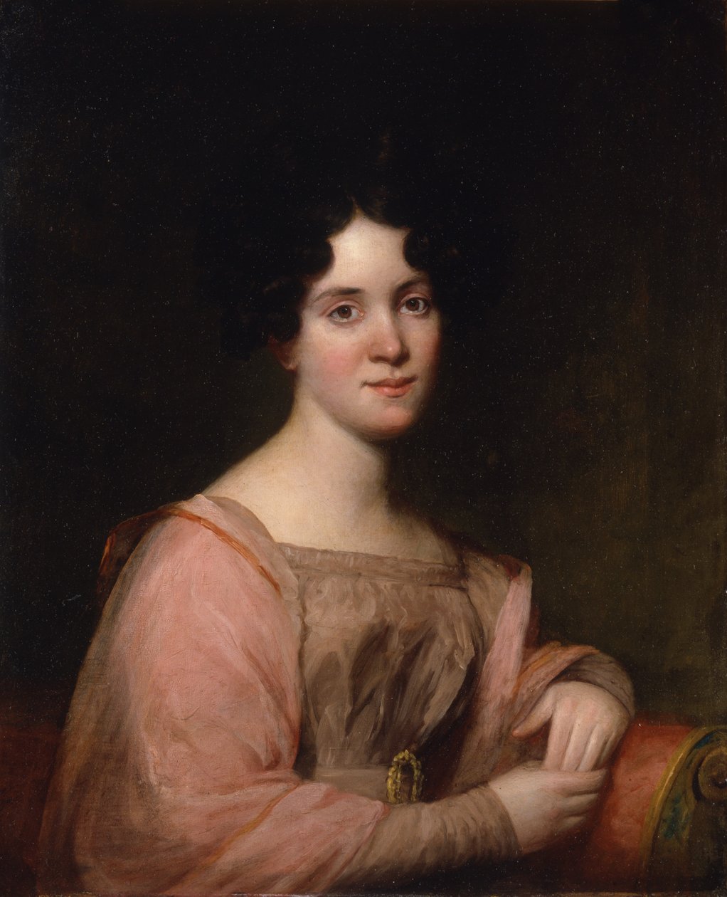 Catherine Reed, 1831 (olja på träpanel) av James Frothingham