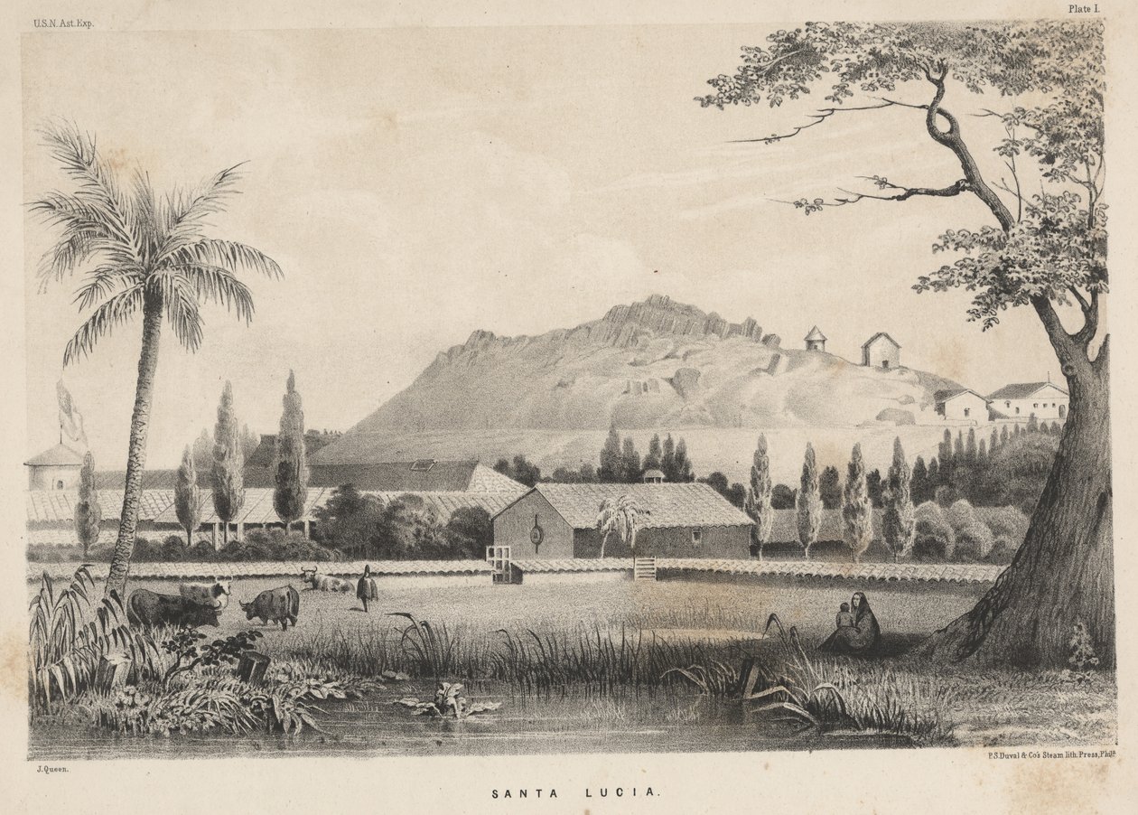 Saint Lucia, 1855 av James Fuller Queen