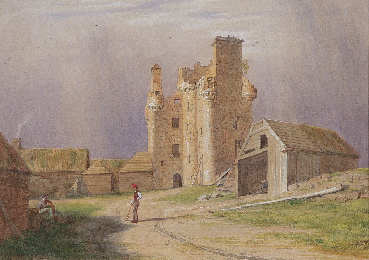 Tillycairn Castle, 1840-talet av James Giles