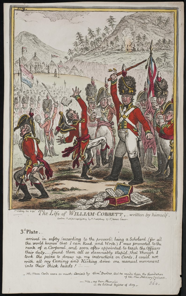 The Life of William Cobbett, skriven av honom själv av James Gillray