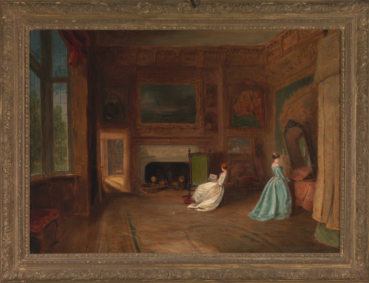 Lady Betty Germain sovrum i Knole, Kent av James Holland