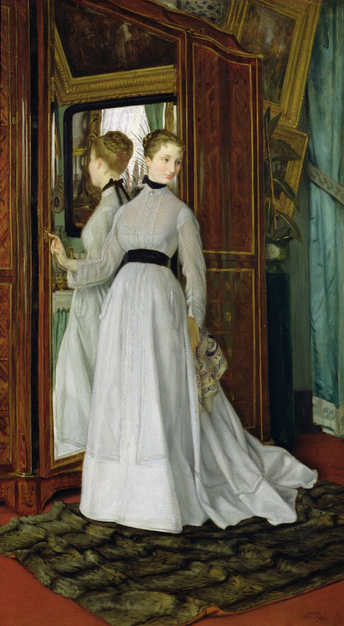 Kabinettet, 1867 av James Jacques Joseph Tissot