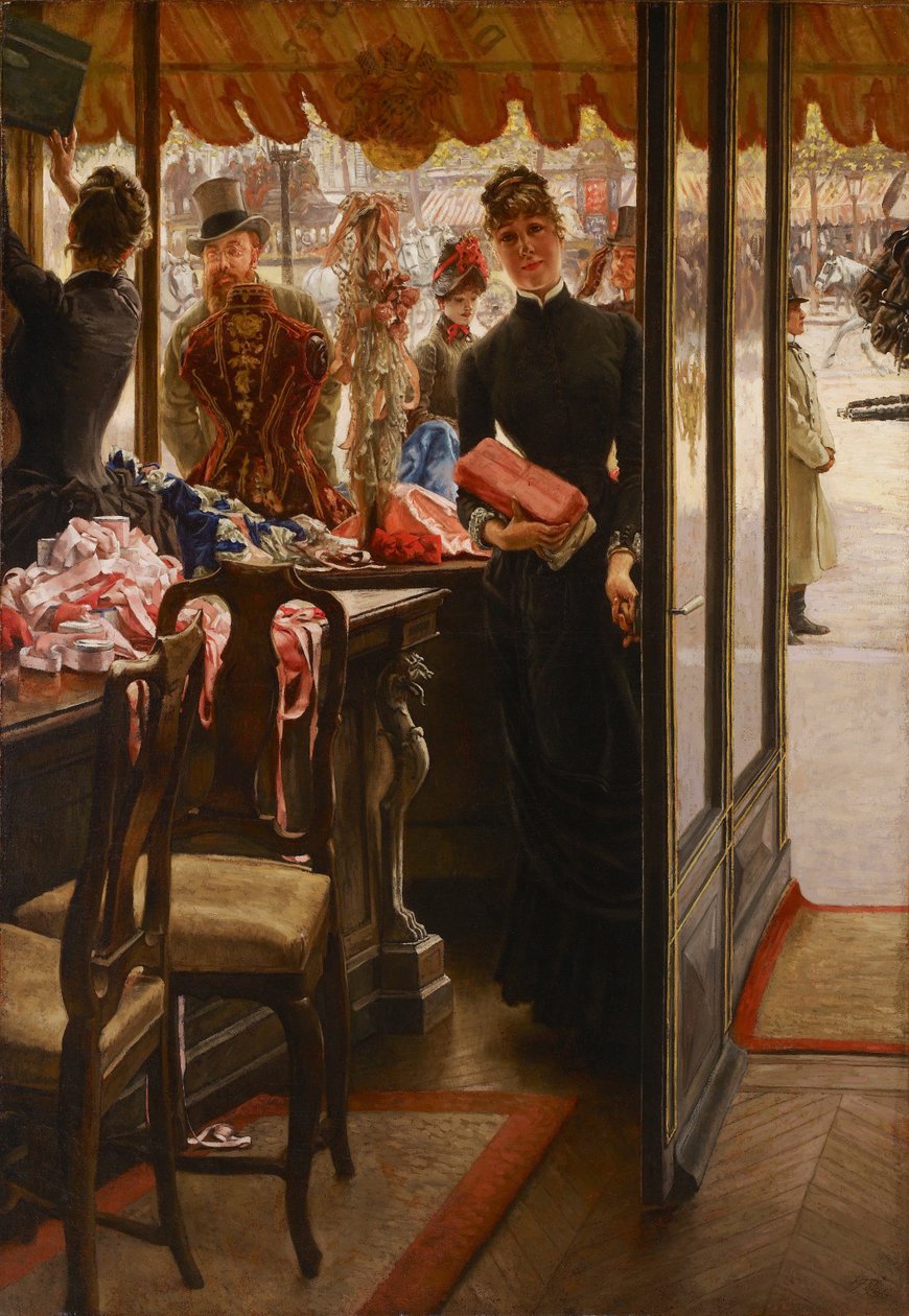 La demoiselle de magasin av James Jacques Joseph Tissot
