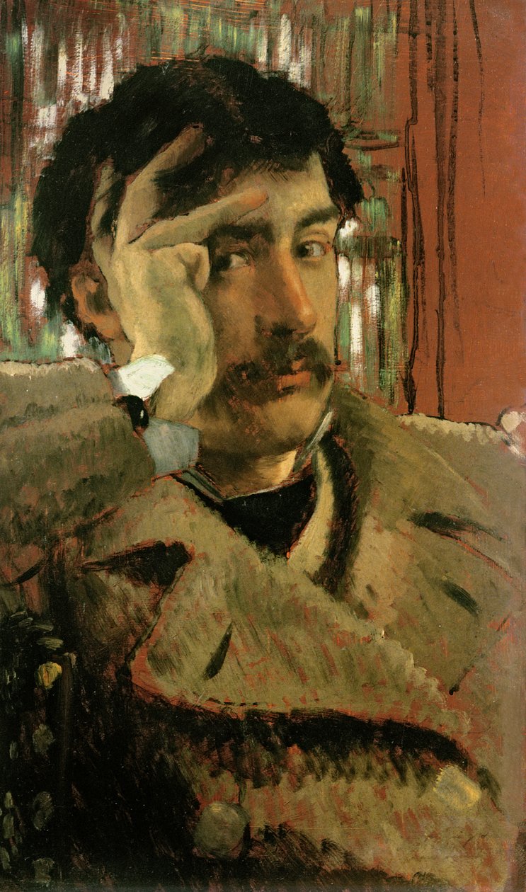 Självporträtt, ca 1865 (panel) av James Jacques Joseph Tissot