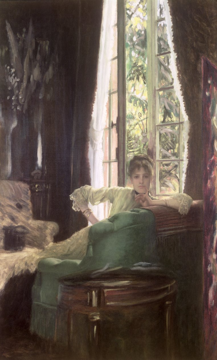 Studie för Le Sphinx, 1883-5 av James Jacques Joseph Tissot