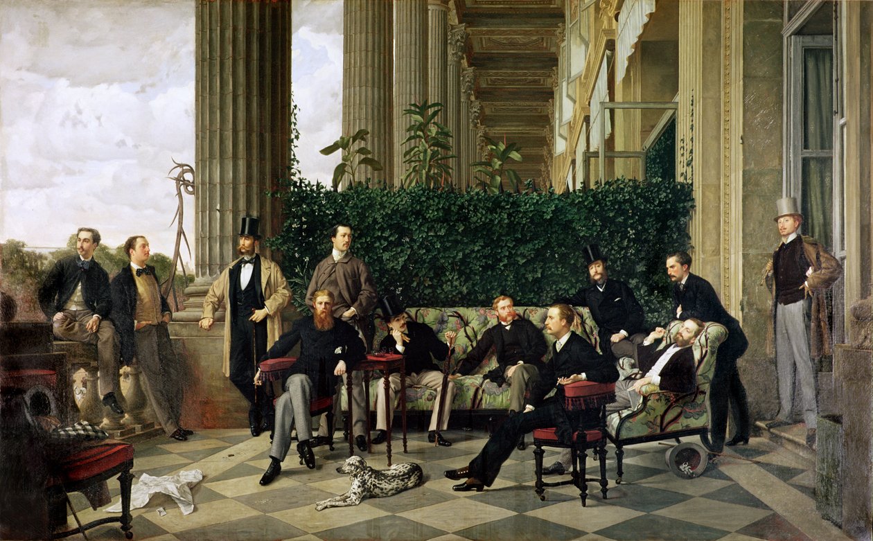 Cirkeln av Rue Royale, Paris, 1868 av James Jacques Joseph Tissot