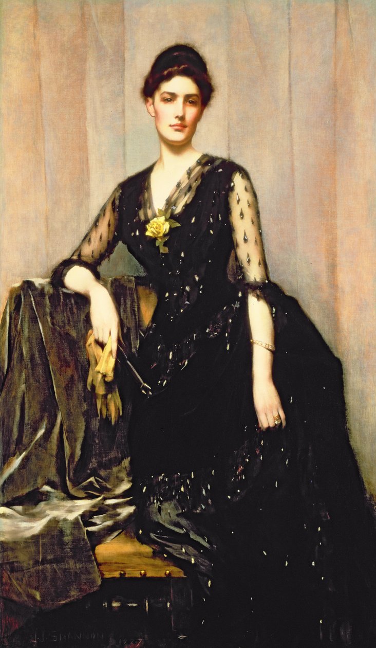 Porträtt av fru Agnes Williamson av James Jebusa Shannon