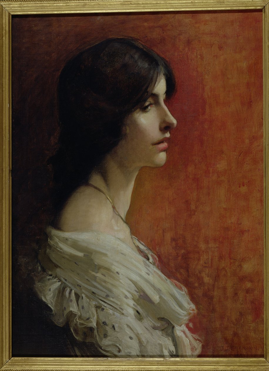 SB 269 Porträtt av en ung dam, 1897 av James Jebusa Shannon