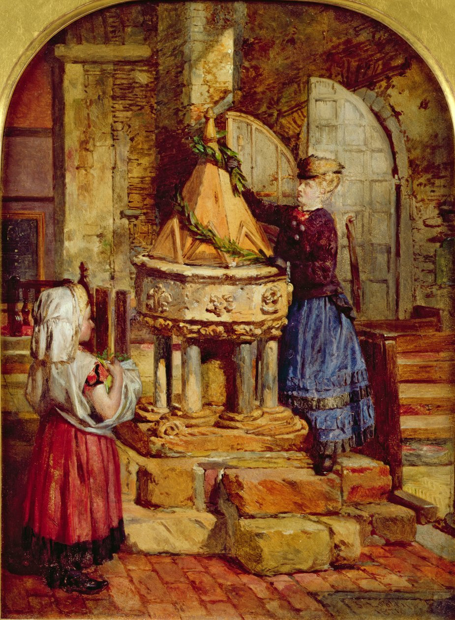 Utsmyckning av det gamla teckensnittet, 1871 av James Lobley