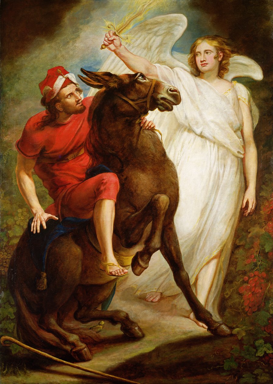 Bileam och åsnan av James Northcote