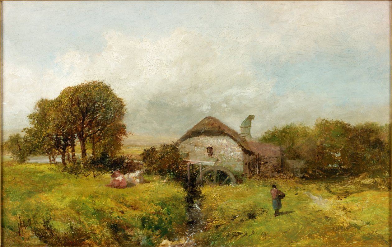 Bruk nära Sheppard, Devon, ca 1865 av James Peel