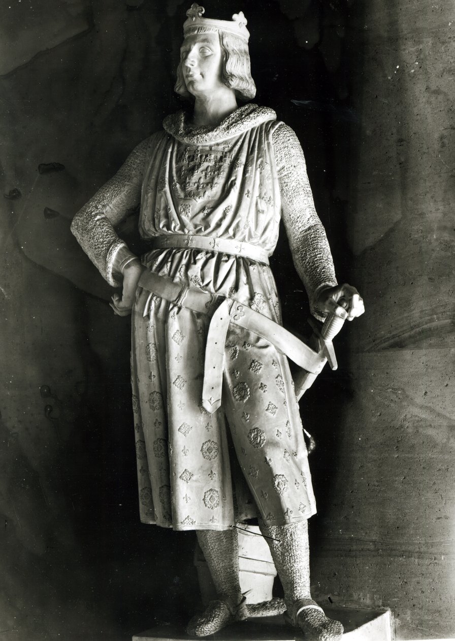 Robert wa Ufaransa (1216-50), Hesabu ya Artois (1237-50) 1842-43 (plaster) swed av James Pradier