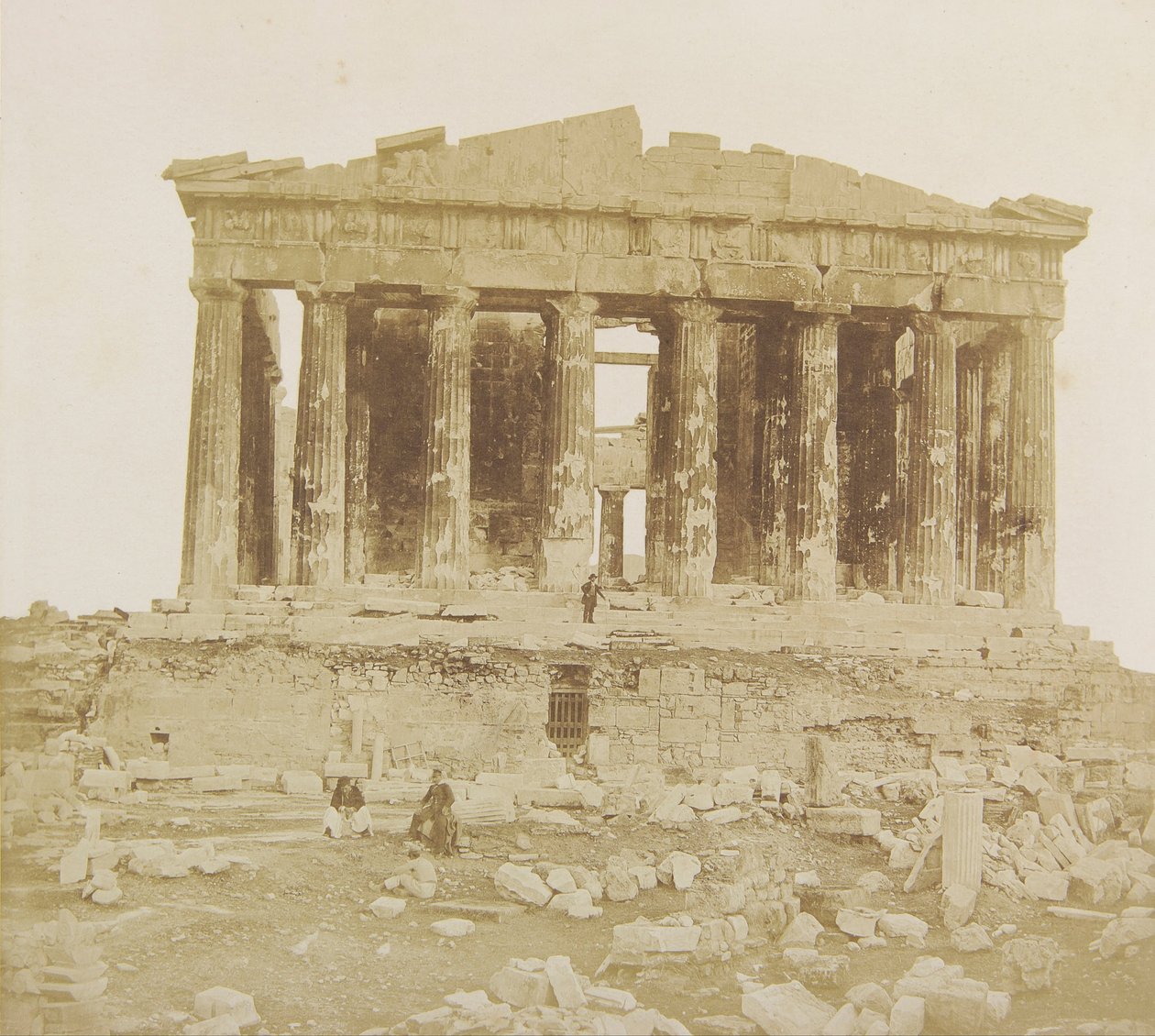 Utsikt över Parthenon från väster av James Robertson