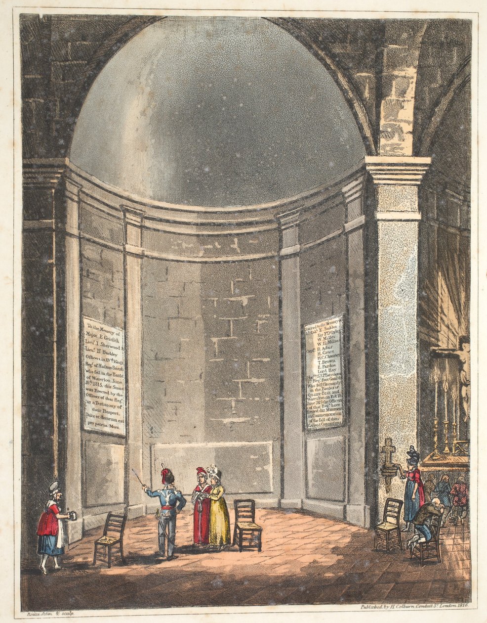 Interiör av kapellet i Waterloo av James Rouse