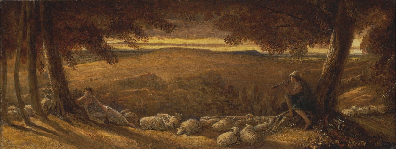 Kvällshage av James Smetham
