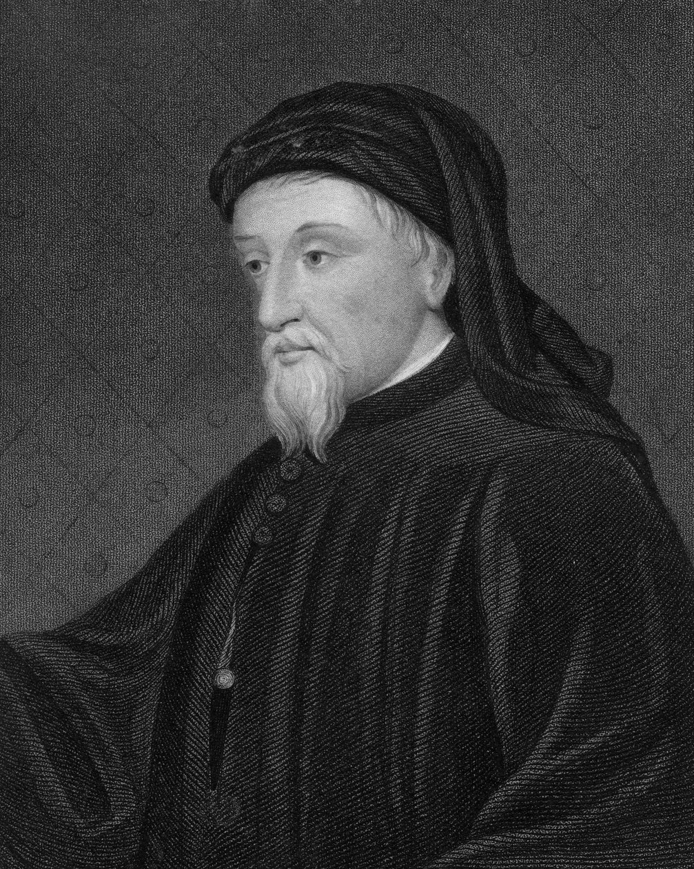Geoffrey Chaucer, ca 1833 av James Thomson