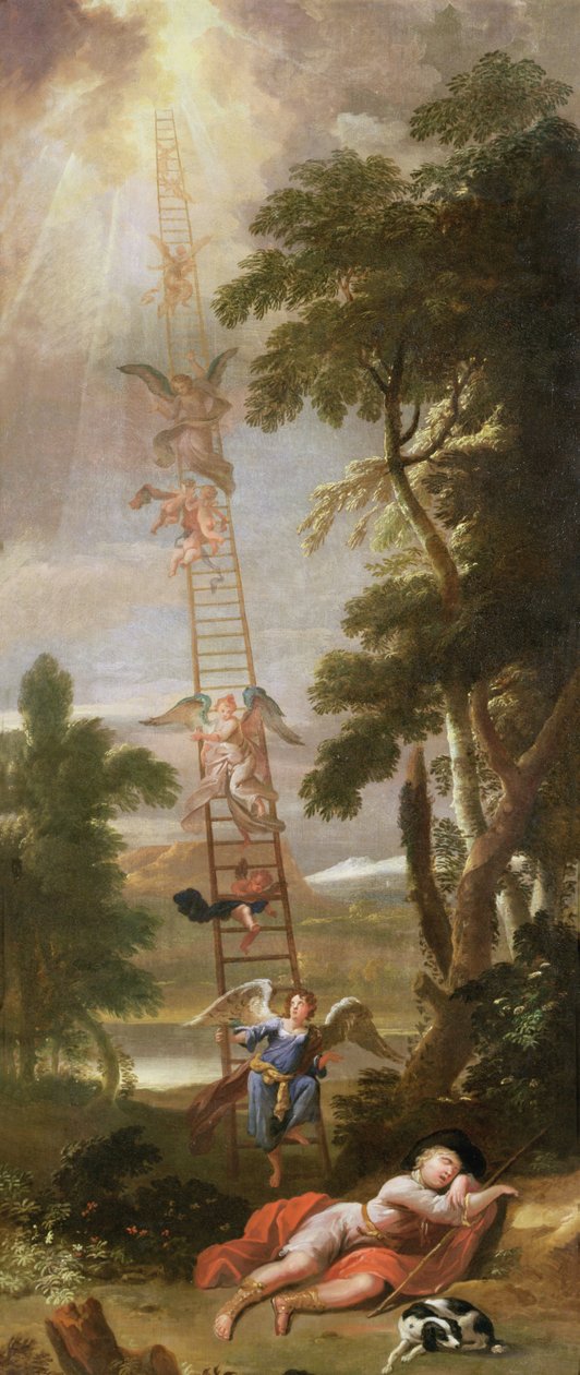 Jakobs dröm, 1705 av James Thornhill