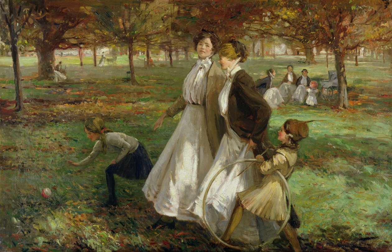 Höst i Kensington Gardens av James Wallace