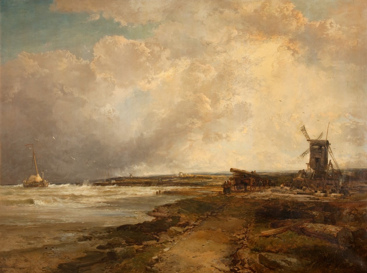 Efter ett åskväder på Sussex-kusten, 1882-83 av James Webb