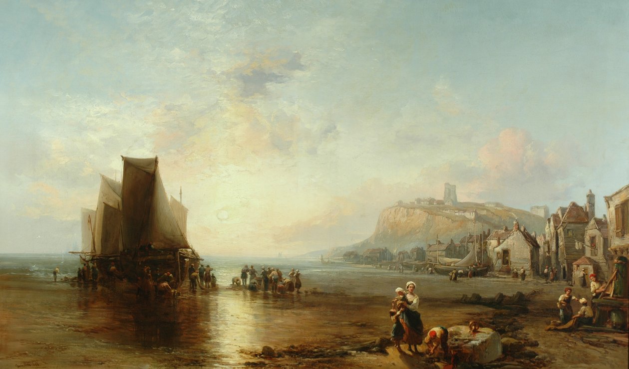 Gamla Folkestone, 1866 av James Webb