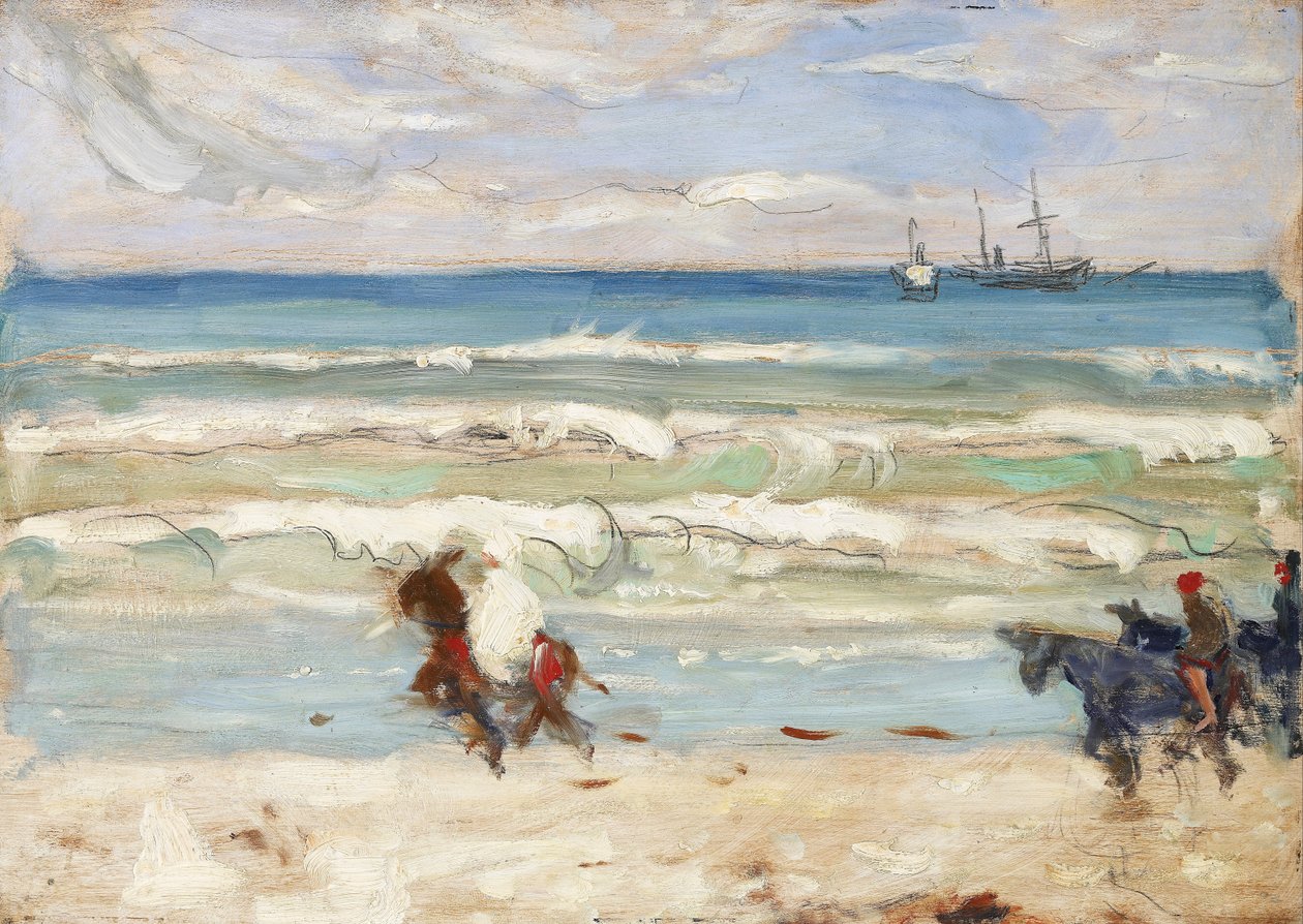 Strandplats, Tanger av James Wilson Morrice