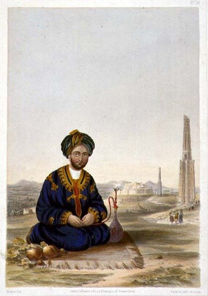Hyder Khan, guvernören i Ghuznee, skylt 19 från 