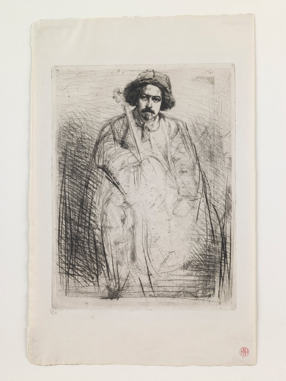 J. Becquet, skulptör av James Abbott McNeill Whistler