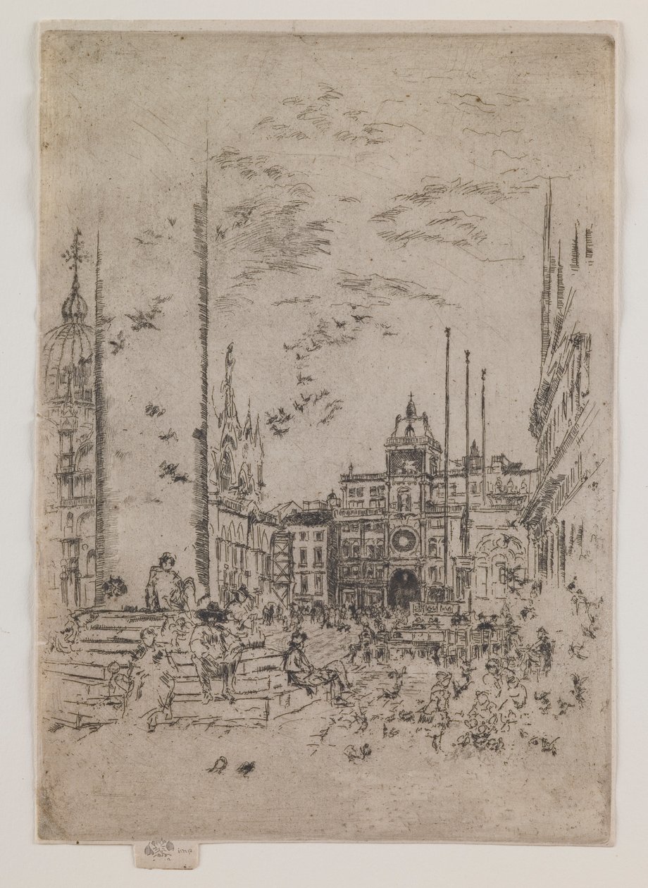 Piazzetta av James Abbott McNeill Whistler