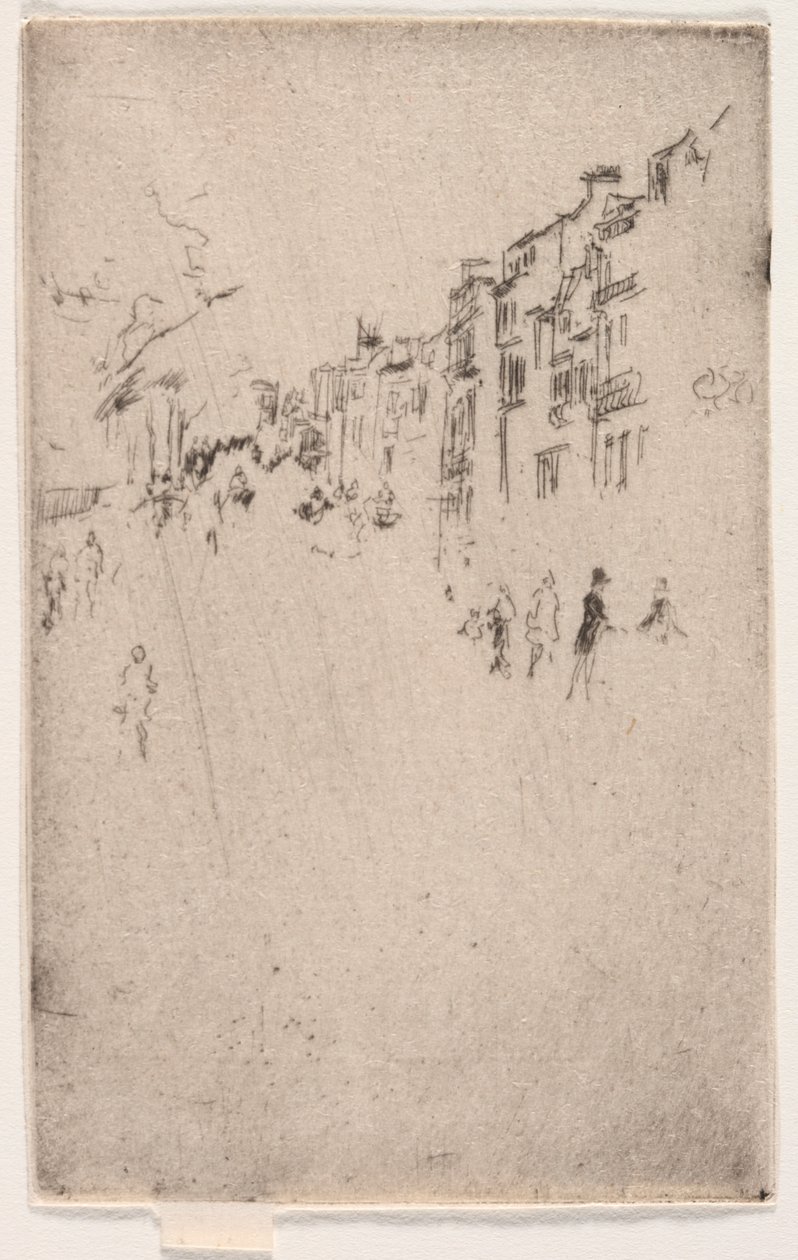 Ett fragment av Piccadilly. av James Abbott McNeill Whistler