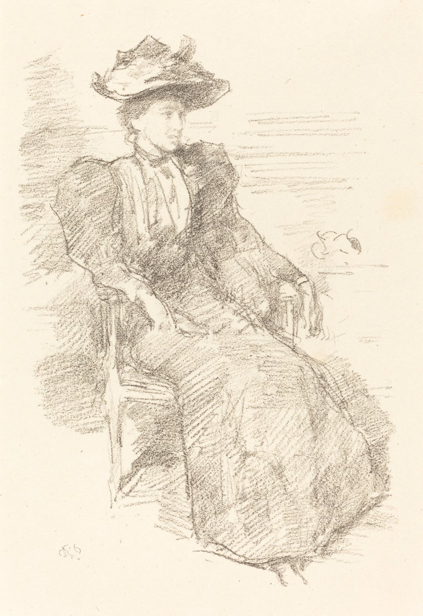 Ett porträtt: Mildred Howells, 18941896. av James Abbott McNeill Whistler