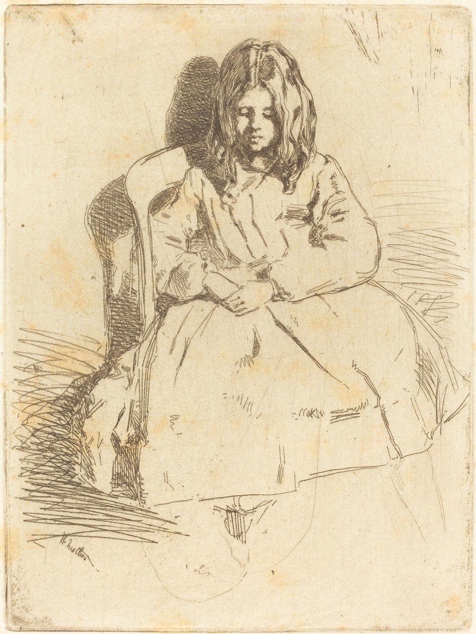 Annie Sittande, 1858. av James Abbott McNeill Whistler