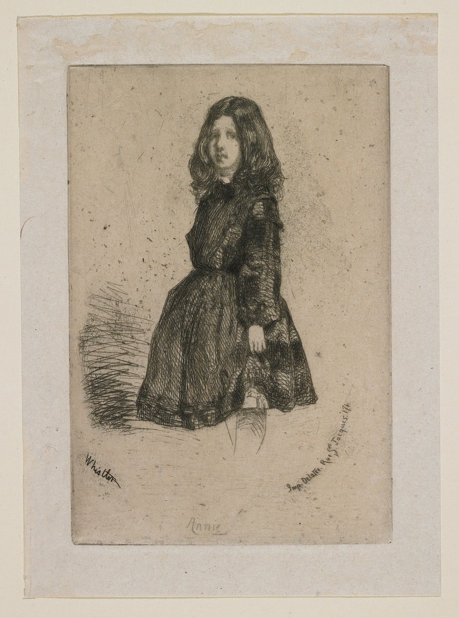 Annie ur Tolv etsningar efter naturen av James Abbott McNeill Whistler