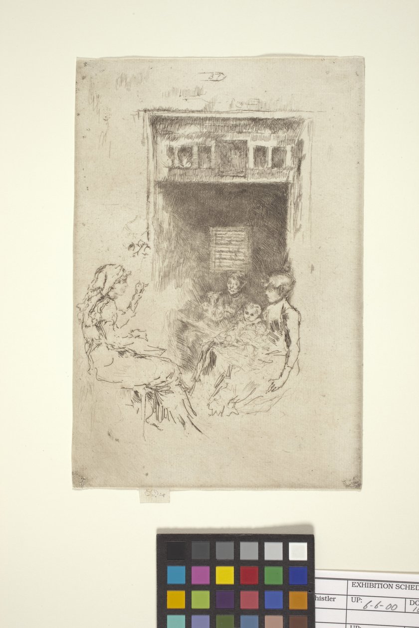 Bead-stringers (etsning) av James Abbott McNeill Whistler