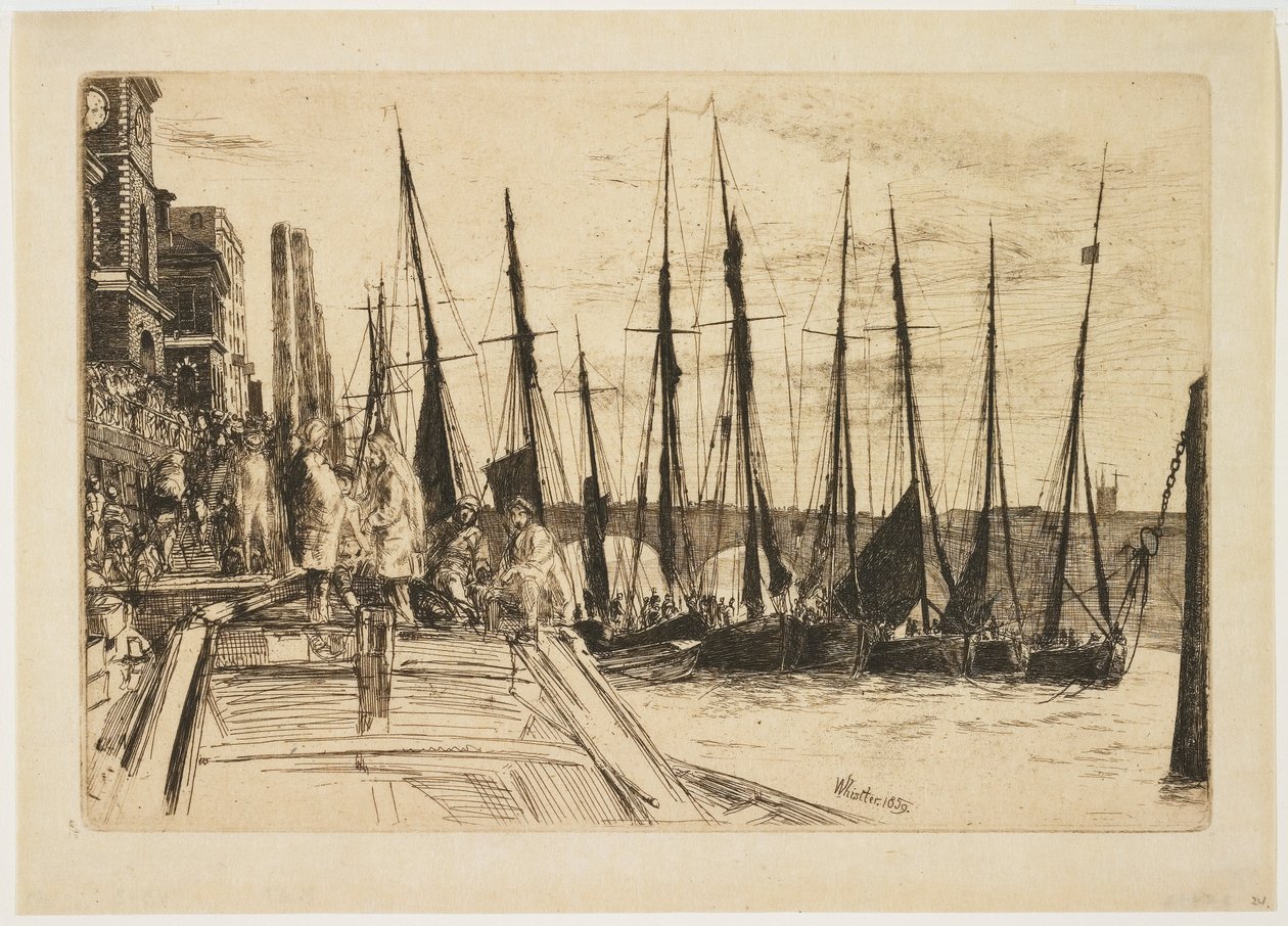 Billingsgate av James Abbott McNeill Whistler