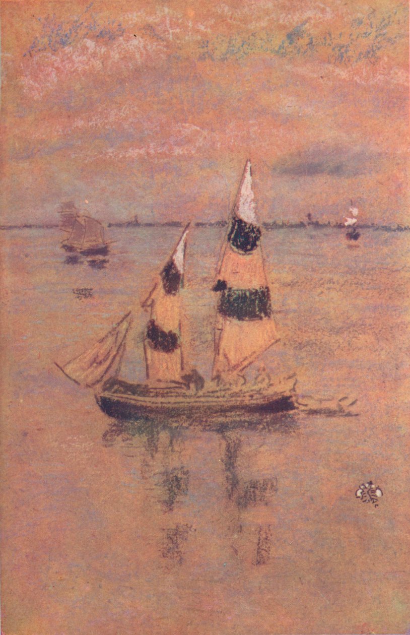 Svart och guld, Venedig, c1860, 1904 av James Abbott McNeill Whistler