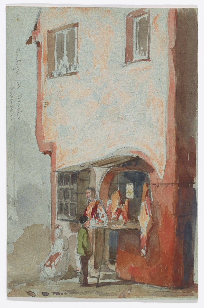 Boucher-Saverne butik av James Abbott McNeill Whistler