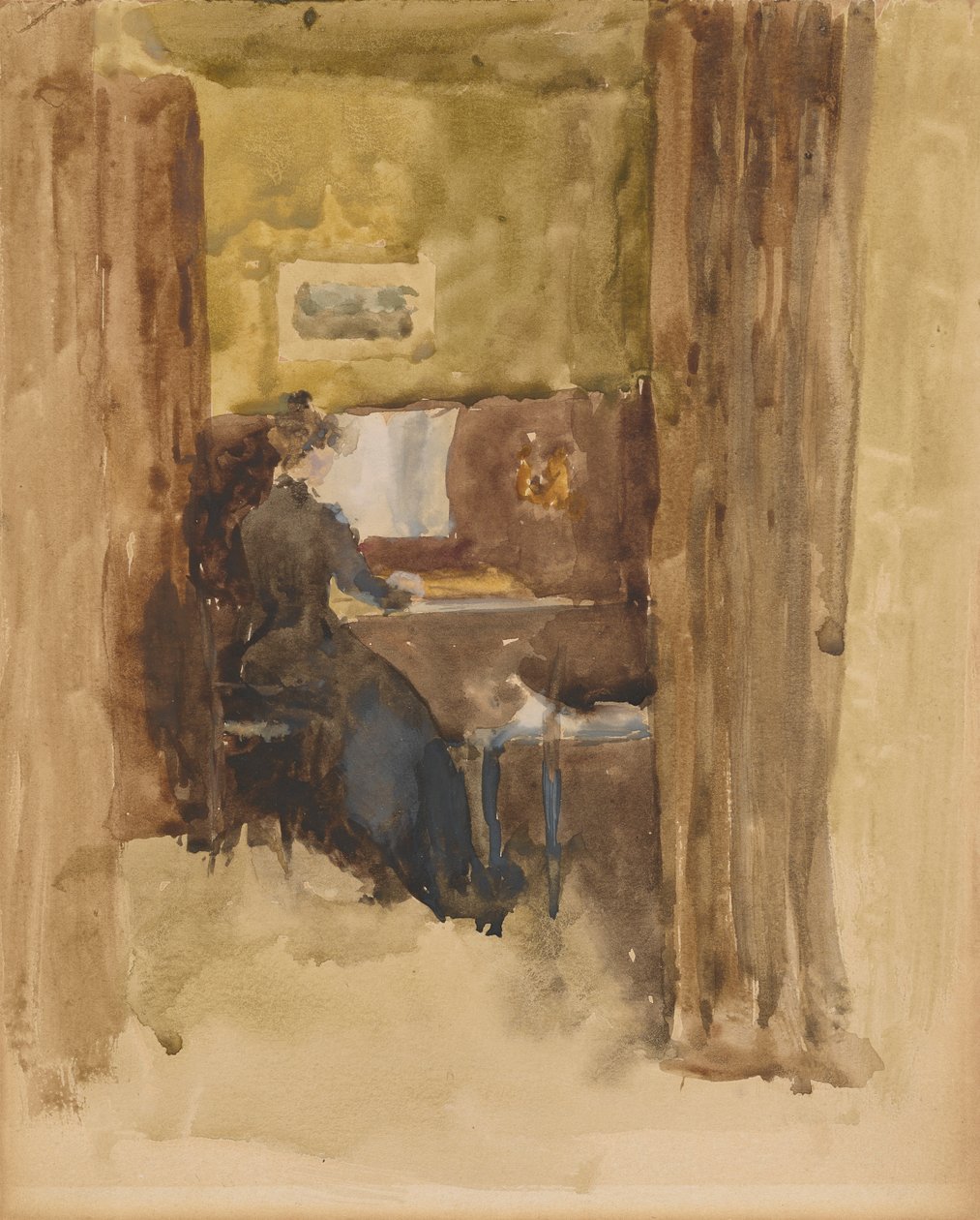 Bravur i Brown, 1883-1884. av James Abbott McNeill Whistler