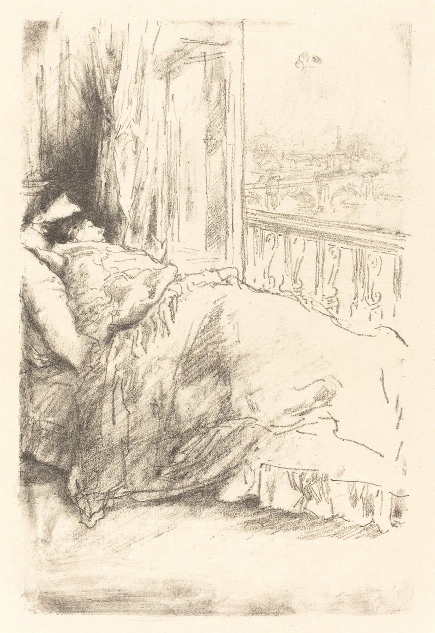 Vid balkongen, 1896. av James Abbott McNeill Whistler