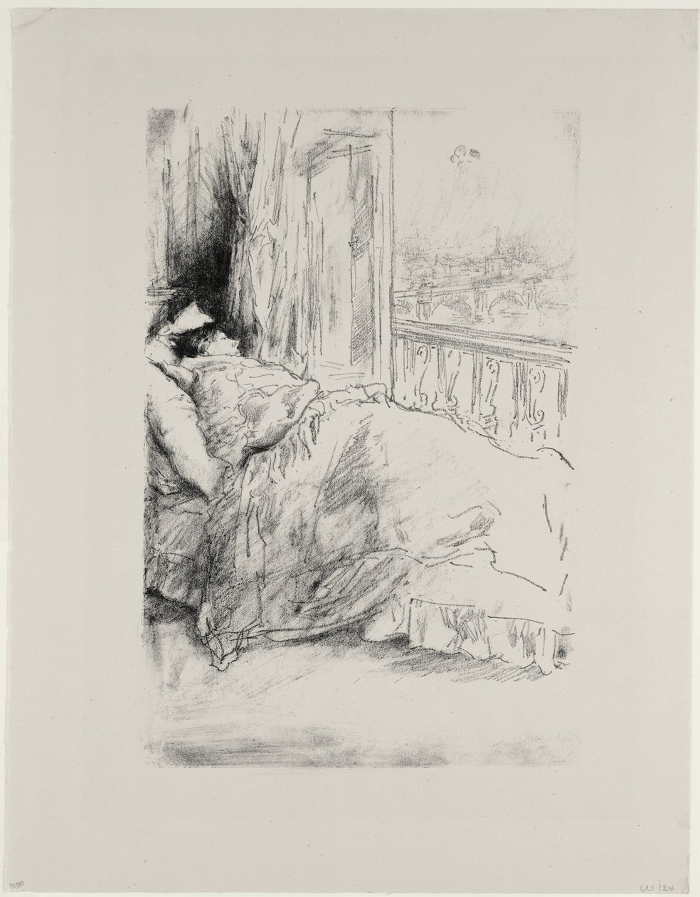 Vid balkongen, 1896 av James Abbott McNeill Whistler