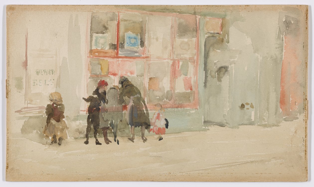 Chelsea Children, ca 1897 (akvarell på papper) av James Abbott McNeill Whistler
