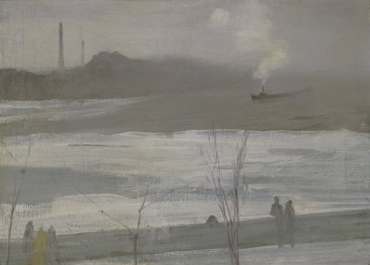 Chelsea on Ice av James Abbott McNeill Whistler